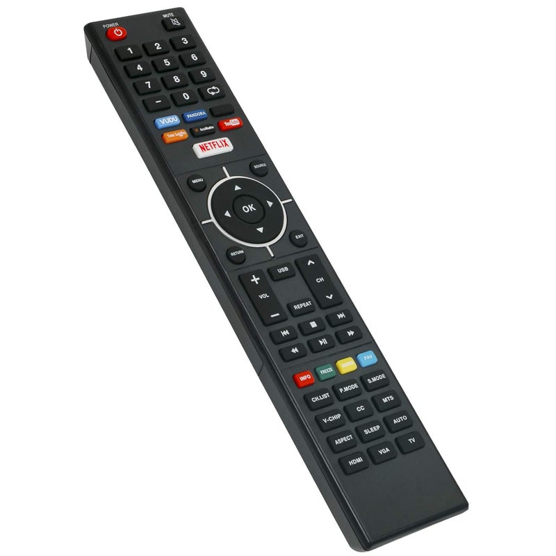 Beyution New 845-058-03B03 Remote Control fit for Element Smart LED TV E2SW3918 E4SFC5017 E4SFT551 E4SJ5516H E4ST4316H ELSFS422 ELSJ5517 ELST3216H ELST4017 ELST4316S with Vudu Pandora YouTube Netflix Keys - Image 2